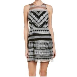Parker Embroidered Lace Sleeveless Mini Dress Size XS